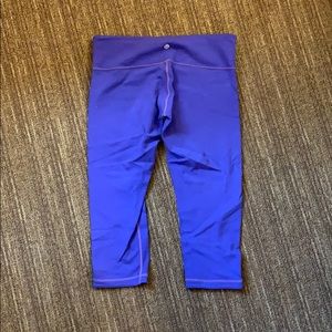 Lululemon cropped reversible leggings